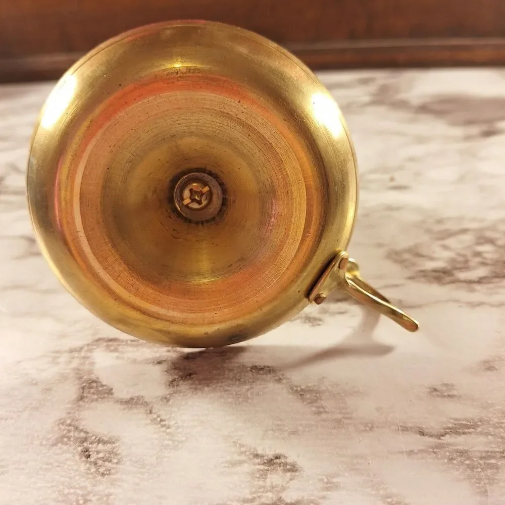 Vintage Mid 20th Century Brass‎ Candle Holder 3.5